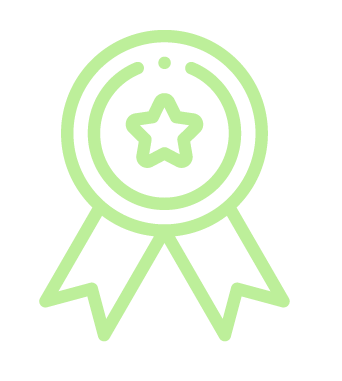 Green badge icon